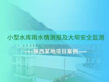 陜西省水庫安全監(jiān)測項目